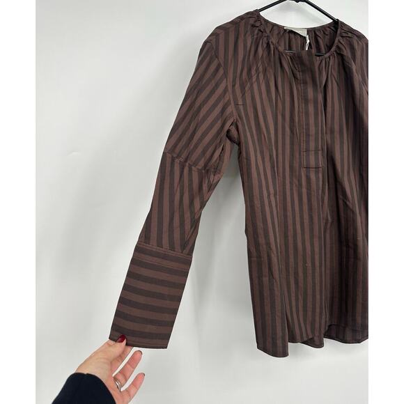 EVERLANE The Silky Cotton Balloon Sleeve Top - Picture 7 of 10